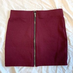 EUC H&M Merlot Bodycon Mini